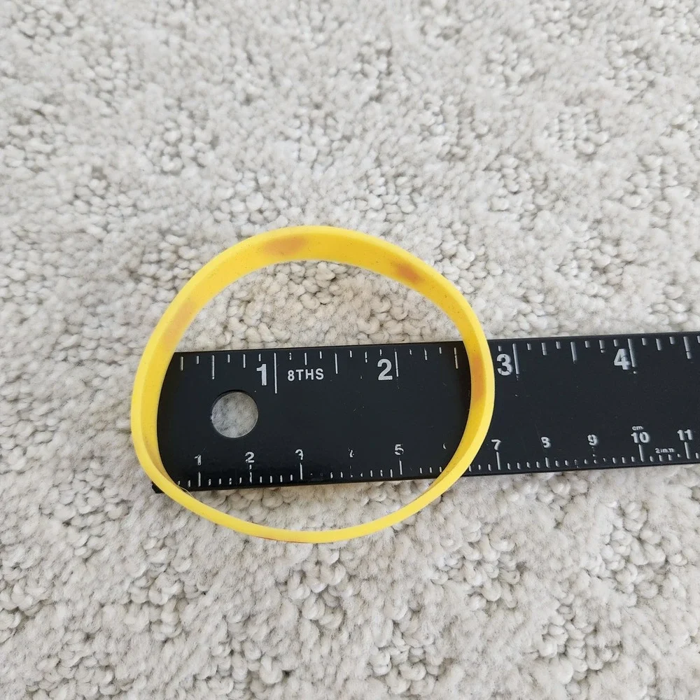 Disney Mickey Mouse Yellow Silicone Wristband bracelets Set of 4